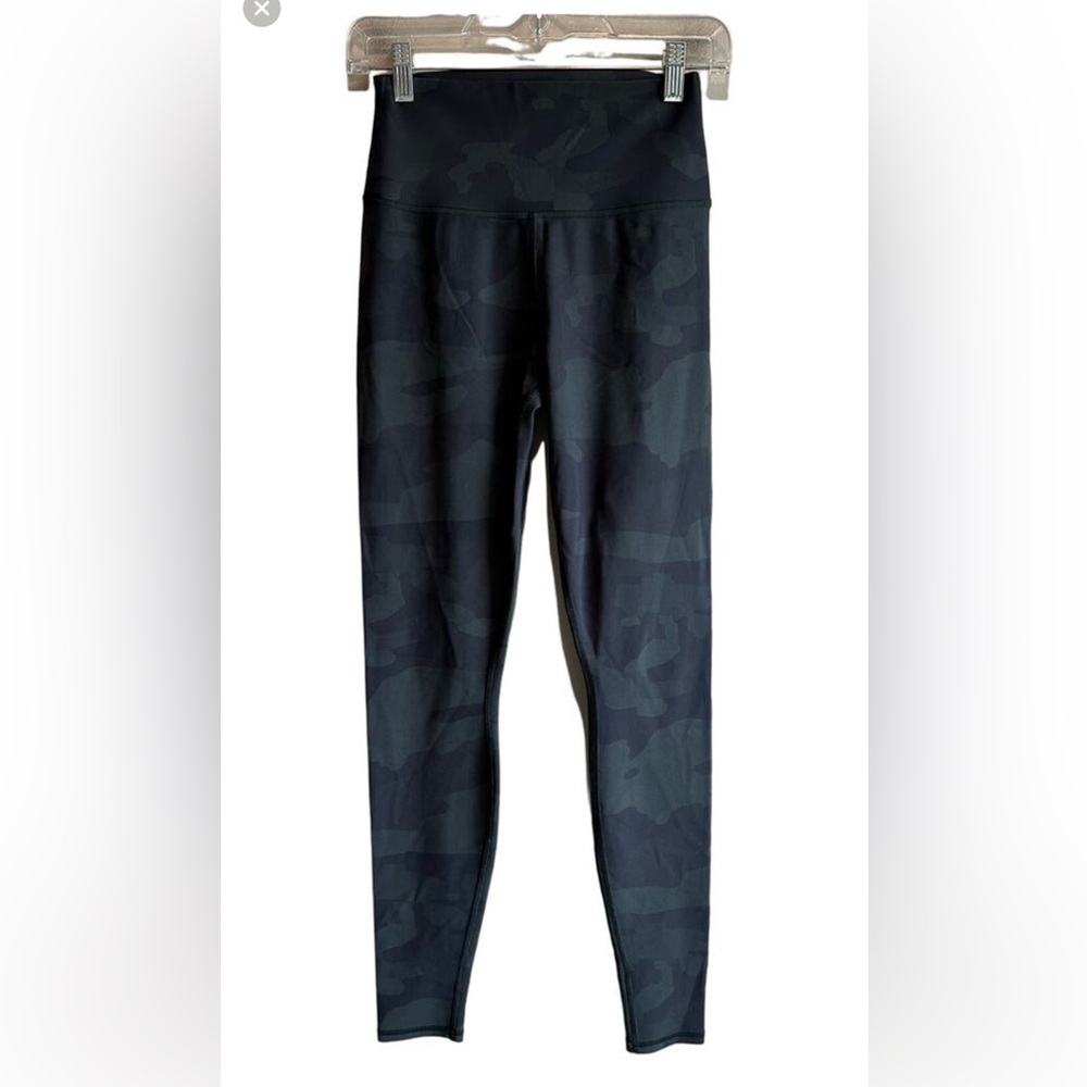 Alo Yoga High Waist Camo Vapor Green Legging S
